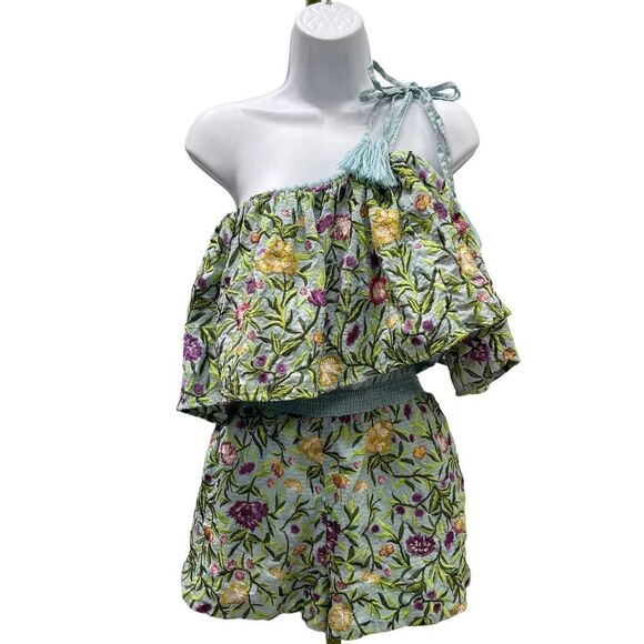 Anthropologie La Fuori Embroidered Romper Size XL - Picture 5 of 8